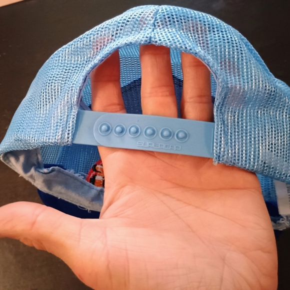 Blue Hawaii Trucker Hat with Rainbow Embroidery - Picture 4 of 10